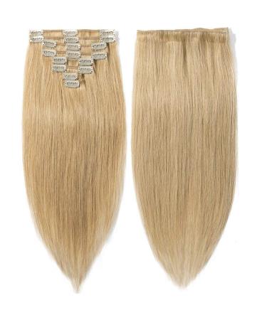 Clip-In Extensions - 100% Remy Human Hair 120g 60cm (#27 Dark Blonde) for Effortless Elegance - Buy Online on GoSupps.com