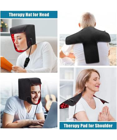 LED Red Light Therapy Hat 215Pcs Leds 660Nm & 850Nm Near Infrared LED Therapy Device for Hair Loss Promote Hair Fast Regrow Care Cap for Men and Women - Buy Online on GoSupps.com