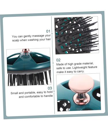 Magiclulu 3-in-1 Shampoo Comb & Scalp Massage Brush - Perfect for Home & Travel - Fleab Hair Wash Device | Buy Now! - Buy Online on GoSupps.com