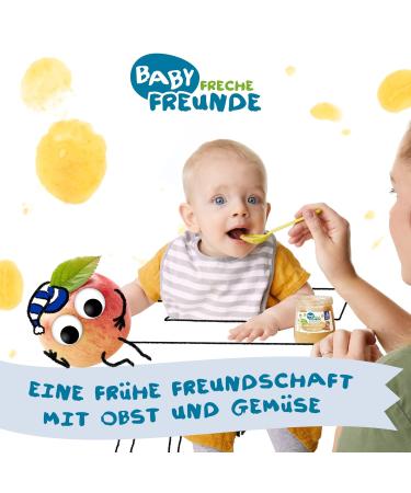 Buy BABY FRECHE FREUNDE Organic Evening Porridge - Apple Cinnamon Oats (6x120g) | Healthy Baby Food for International Shipping - Buy Online on GoSupps.com