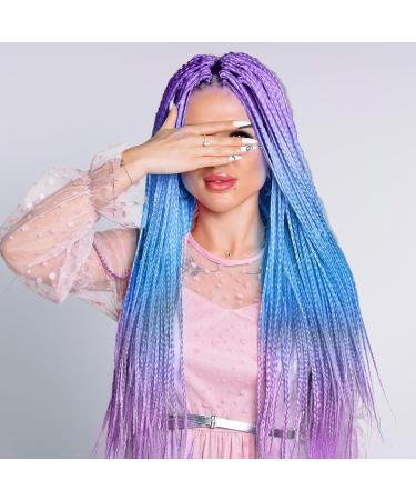 Coloured Hair Extensions 2 Pieces Rainbow Hair Extensions Colourful Hair Extensions 26 Inch Coloured Hair Extensions Rainbow Hair Coloured Hair Mermaid Hair for Girl Women - Buy Online on GoSupps.com