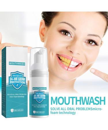 Teeth Whitening Foam Teeth Whitening Foam Teeth Whitening Foam Teeth Whitening Foam Deep Cleans Gums Removes Breath Stains - Buy Online on GoSupps.com