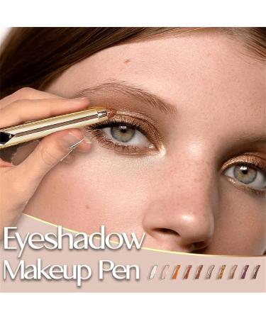 2/6Pack 2-in-1 Pearlescent Eyeshadow Makeup Pen Glitter Eye Makeup 2 in 1 Eyeshadow Stick (2PCS-#4) - Buy Online on GoSupps.com