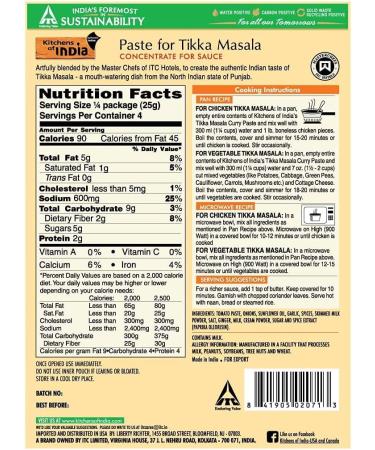 Kitchens of India Authentic Indian Tikka Masala Paste - 100g (Pack of 12) - Buy Online on GoSupps.com