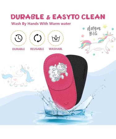 6 Piece Kids Reusable Eye Patches for Glasses - Pink Soft Eye Patch for Left Eye - Treating Lazy Eye, Strabismus, Amblyopia - Girl Boy Eye Patch - Buy Online on GoSupps.com