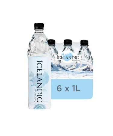 Icelandic Glacial Natural Spring Alkaline Water, 33.81 (Pack of 6) 33.81 Fl Oz (Pack of 6)