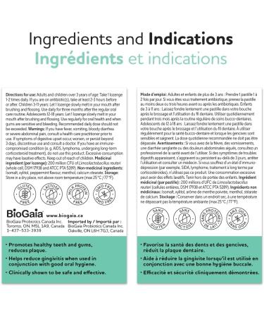 Prodentis Mint | for Adults | New Format | Clinically Proven Dental Probiotics for Teeth and Gums | Promotes Good Oral Health & Gut Health Too | Oral Probiotics | 30 Mint-Flavored Lozenges - Buy Online on GoSupps.com