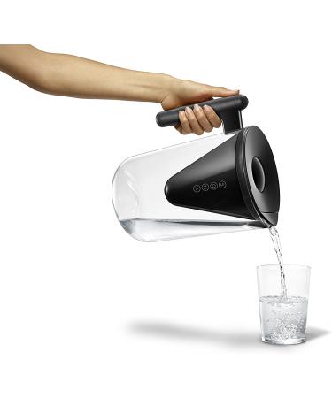 Soma 10-Cup Pitcher - Plant-Based Water Filtration System, Black - Buy Online on GoSupps.com