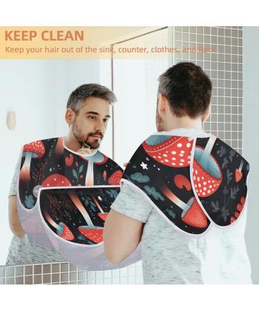 Buy Tennis Racket Beard Bib Apron - Men's Beard Hair Catcher for Shaving | Perfect Gifts for Dad & Husband - 2 Suction Cups Included - Buy Online on GoSupps.com