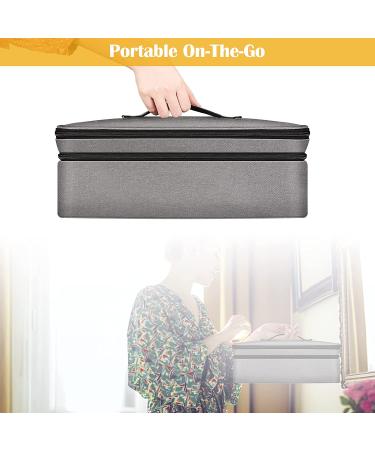 SITHON Double-Layer Travel Case for Revlon One-Step Hair Dryer/Styler - Water Resistant Storage Bag for Hot Tools & More (Gray) - Buy Online on GoSupps.com