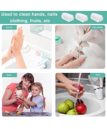 Jortmrd 8-Piece Double-Sided Hand Brush Set Nail Brush & Hard Bristle Cleaning Brushes with 2 Nail Files for Fingernails & Sinks Ideal for Home & Bathroom Use - Buy Online on GoSupps.com