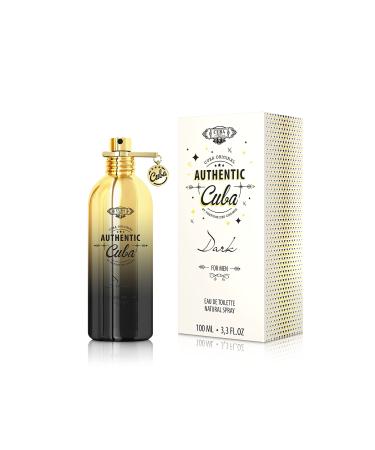 Cuba Authentic Dark by Cuba for Men - 3.3 oz EDT Spray