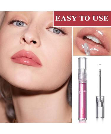 Buy Lip Glow Oil - Moisturizing Lip Balm & Plump Gloss | Set of 6 Hydrating Tinted Lip Oils for Fresh Texture - International Shipping - Buy Online on GoSupps.com