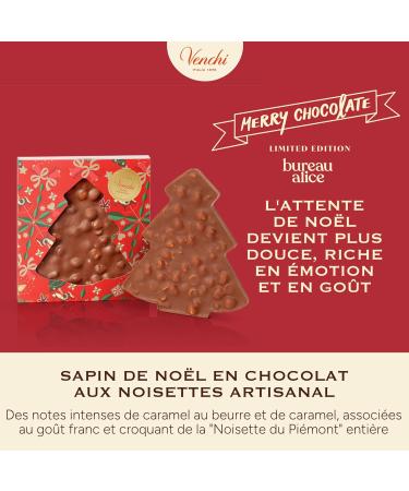 Venchi - Brutto&Buono Plaque Artisanale de Chocolat au Lait avec Noisette du Pi mont en forme de Sapin 200 g Sans Gluten dition Limit e Collection No l Id e Cadeau - Buy Online on GoSupps.com