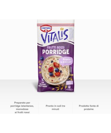  Cameo Cameo VITALIS PORRIDGE FRUITS ROUGE 56G - Buy Online on GoSupps.com