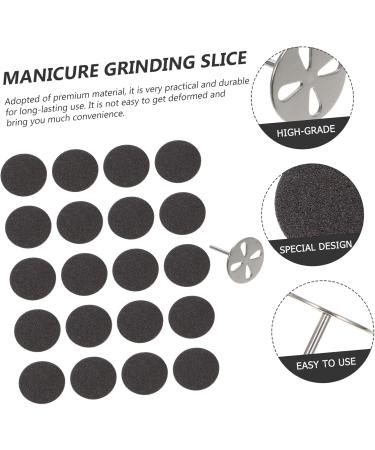 Beaupretty Sets Nail Polishing Sheets Replacement Electric Foot Sander Sandpaper disc pad Dead Skin Removal Tools Electric Grinding Slices Sanding Paper Stainless Steel CD Electric Tools - Buy Online on GoSupps.com