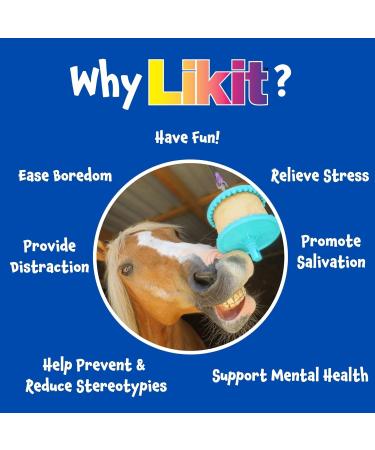Likit Holder Red | Stable Toy for Horses use with Likit Horse Treats | Help Horse Boredom | Red - Buy Online on GoSupps.com
