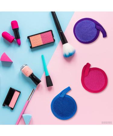 3Pcs Makeup Remover Cloth Exfoliating Face Scrub Set - Reusable Microfiber Facial Pads for Women & Men - Blackhead Remover, Eye Makeup Remover, Acne Wipes - Exfoliating Washcloth - Buy Online on GoSupps.com