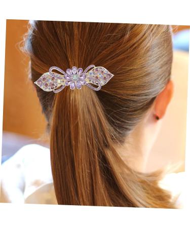 Ipetboom Hairpins Hair Volume Clip Fixing Hairstyles Hair Clip Wear-resistant Hair Clip Tiara Hair Barrettes Rhinestones Hair Clips for Women Formal Bling Hair Clips Alloy Hair up - Buy Online on GoSupps.com