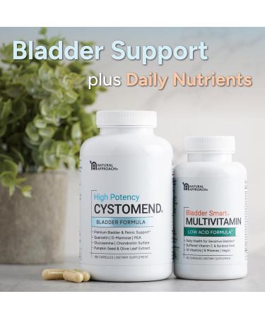 CystoMend Advanced Bladder Support Combo with Low Acid Multivitamin | 30-Day Supply | USA Manufactured - Buy Online on GoSupps.com