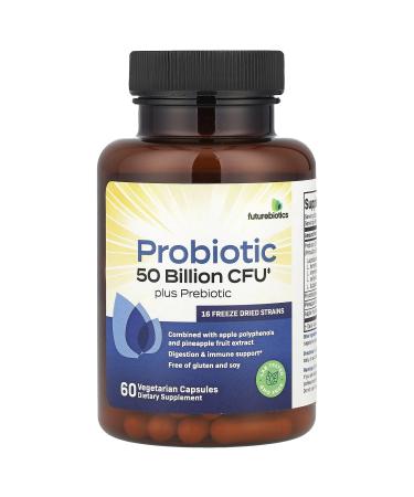 Futurebiotics Probiotic Plus Prebiotic 60 Vegetarian Capsules