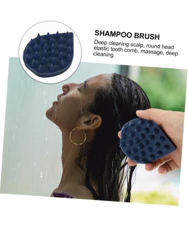 BCOATH Silicone Bathing Brush & Hair Washing Comb - Scalp Massage Device | Water Drop-Shaped Brush (8.5x7cm) for Ultimate Hair Care - Buy Online on GoSupps.com