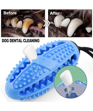 Shop Durable Dog Toothbrush Toy - Cotton & Natural Rubber for All Dog Sizes | Intelligent Play & Dental Care - Buy Online on GoSupps.com