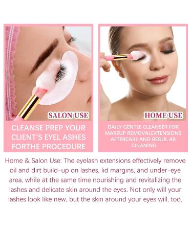 CAPTBDZW Lash Shampoo Sulfate-Free Cleaner for Eyelash Extensions with Brush - Buy Online on GoSupps.com