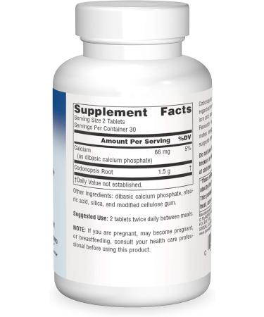 Buy Planetary Herbals Codonopsis Tablets 750 mg - 60 Count | Premium Herbal Supplement for Vitality | International Shipping Available - Buy Online on GoSupps.com