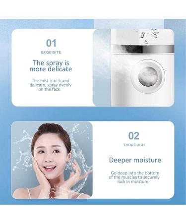 Mist Sprayer - Hydrating Handy Handheld Nano Facial Mist Sprayer | Hydrating USB Rechargeable for Eyelash Extensions Face Face Hydrating White - Buy Online on GoSupps.com