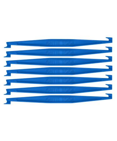 2 in 1 Outie Tool Aligner Remover for Invisible Braces | Easily and Safely Removes Top & Bottom Trays | 100 Count (Sky Blue)