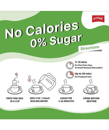 FITNE Green Tea Herbal Honey Lemon With Garcinia Senna Infusion - Gentle Detox Cleanse - High Antioxidant - Stevia Sweetened - 15 Tea Bags - Buy Online on GoSupps.com