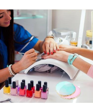  Healeved Healeved 2 x Nail Colour Mixing Palettes Resin Nail Art Palettes Nail Polish Palette Nail Painting Palette Nail Art Tray - Buy Online on GoSupps.com