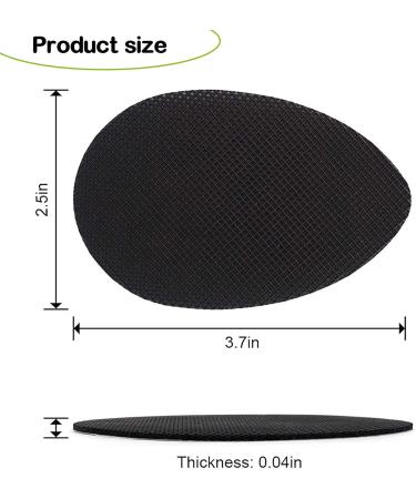 4 Pairs Self-Adhesive Non Slip Shoe Pads for High Heels | Noise Reduction & Sole Protection - Buy Online on GoSupps.com
