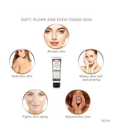 Shop Shea Terra Kigelia Age Defense Collection - Hydration Face Cream | Natural Anti-Aging with Hyaluronic Acid & Shea Butter for Soft Plump Skin - 2.5oz - Buy Online on GoSupps.com