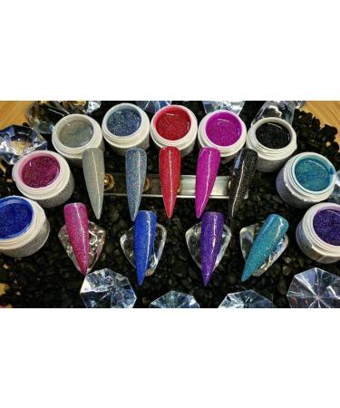 Buy N+M 'FANCY' Holographic Glitter UV Gel 4ml - HOLO-STARS 04 Red | Made in Germany | International Shipping Available - Buy Online on GoSupps.com