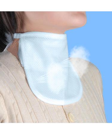 Neck Stoma Cover - Cotton Single Layer Dustproof Trach Shield for Trachea Care | Blue - Buy Online on GoSupps.com