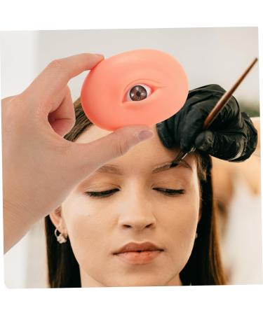 Hemoton 1 pair Eye Practice Eyeshadow Training Boards Makeup Skin Model Silicone Models Eyebrow 7.70X5.70X1.50CM As Shown - Buy Online on GoSupps.com