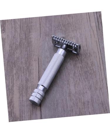 Minkissy Men's Safe Double Razor - Premium Wood & Steel Face Razor for Smooth Shaving - Buy Online on GoSupps.com