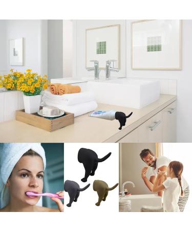 3Pcs Pooping Dog Butt Toothpaste Topper Dog Poop Toothpaste Dispenser Creative Toothpaste Dispenser Portable Dust Proof Toothpaste Squeezer Bathroom Decoration for People - Buy Online on GoSupps.com