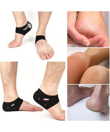 Moisturizing Heel Socks - Gel-Toeless Spa Socks for Dry Heels Treatment | Washable & Reusable | Perfect for Thanksgiving - Buy Online on GoSupps.com