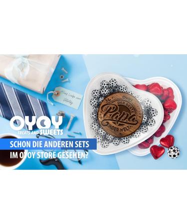 Oyoy Emoji Chocolate Set - 510g Smiley Chocolate Taler in Heart Can | Perfect Birthday Gift & Sweet Treats Box - Buy Online on GoSupps.com