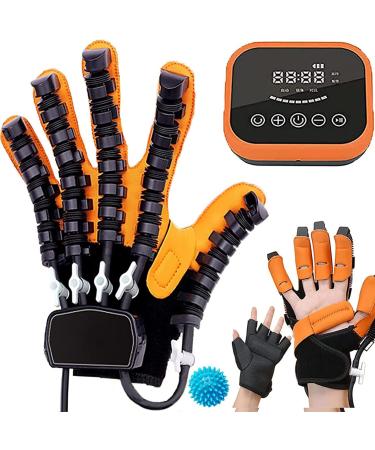 Rehabilitation Robot Gloves Patients with Hand Dysfunction to Conduct Independent Rehabilitation Training Stroke Hand Splint Finger Orthosis(Size:M Color:Left) Medium Left