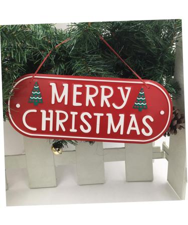 Yardenfun Ornament Christmas Hanging Decoration Christmas Door Decorations House Number Decorative Items Iron - Buy Online on GoSupps.com