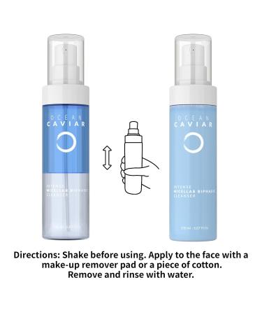 Noche Y Dia Ocean Intense Micellar Biphasic Cleanser for Mature Skin - 150mL | Best International Shipping & Anti-Aging Skincare - Buy Online on GoSupps.com