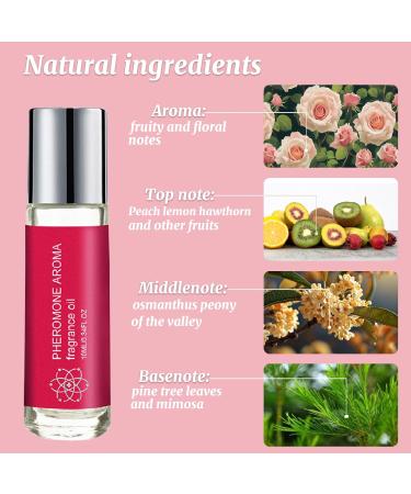 MTYBBYH Pheromones Oil Perfumes for Women Long Lasting Fruity Scent Roll On Perfume Oil for Women Designed to Attract Men Portable and Fruity - Buy Online on GoSupps.com