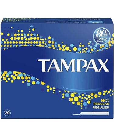 Tampax Regular Tampons - 12 Pack (20 Count) | Buy Internationally at Best Prices - Buy Online on GoSupps.com