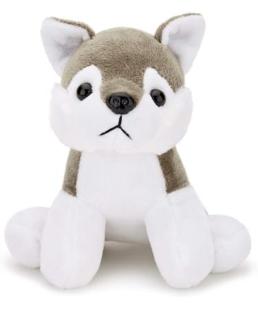 Zappi Co Children's Soft Cuddly Plush Toy Animal - Wolf - 12-15cm - Perfect Snuggly Playtime Companion - Buy Online on GoSupps.com