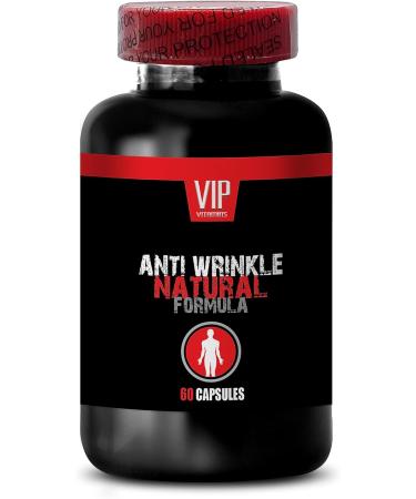Anti-Wrinkle - Vitamin E Anti-Wrinkle Turmeric Root Blend Niacin Skin Texture Renewal Green Tea Leaf Complex Collagen & Resveratrol Skin Refresh L-Glutathione Grape Seed Support 1Bot - Buy Online on GoSupps.com