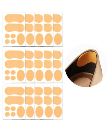 Moleskin for Feet 15 Sheets Foot Care Tape Patches Waterproof Adhesive Soft Foam Sticker Moleskin Pads Plasters for Reduce Foot Chafing Pain Hiking Friction Blister Prevention from Shoes Heels Boots 15 Sheets-7pcs Each